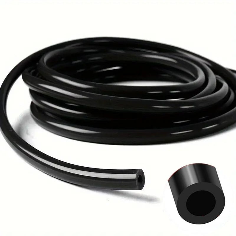 AotoKoop 18 Silicone Vacuum Tubing Hose Line 328 FT 130 PSI Maximum Pressure Black 3mm ID 10Meter
